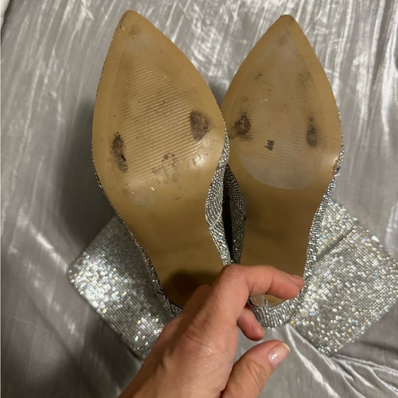 WINONA Steve Madden half calf rhinestone boots - Picture 6 of 6